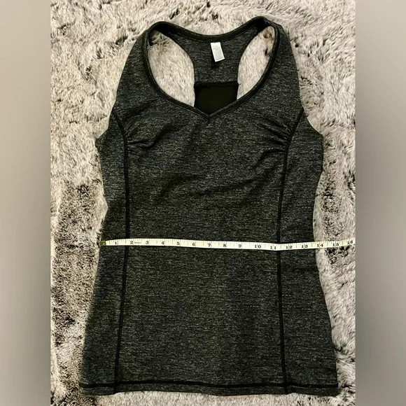 RUC Gap Black Racerback Tank Top built-in bra, yoga, athletic, medium - Picture 11 of 15